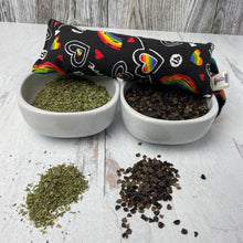 Load image into Gallery viewer, Kit Nip Cuddle Larger Cat Kicker Toy with Buckwheat Hulls and B Happy