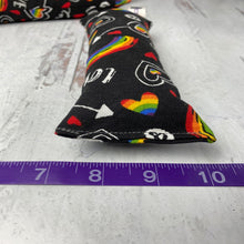 Load image into Gallery viewer, Kit Nip Cuddle Larger Cat Kicker Toy with Buckwheat Hulls and B Happy