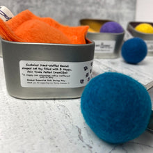 Load image into Gallery viewer, Wholesale Catnip Filled Ravioli and Felted Meatball Cat Toy Gift Set
