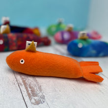Load image into Gallery viewer, Fish Catnip Toy &quot;Jack the One Eyed Catfish&quot;
